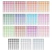 Rhinestone Stickers for Craft, Self-Adhesive Gem Stickers Shinning in 15 Colors & 5 Sizes, Crystal Diamond Jewels Stickers for Embellishment DIY, Face, Nails 15 Sheets
