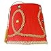 Funny Party Hats Fez Hat - Red Fez Hat with Gold Tassel – Red Fez Hat - Turkish Hats – Aladdin Costume