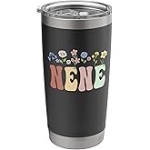 Nene Gifts Women Wildflower Floral Design Nene Stainless Steel Insulated Tumbler