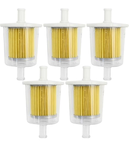 5pc Universal 3/8" Inline Fuel Filters – High Performance Industrial Grade – Gearzaar Brand – New 8 thumbnail image