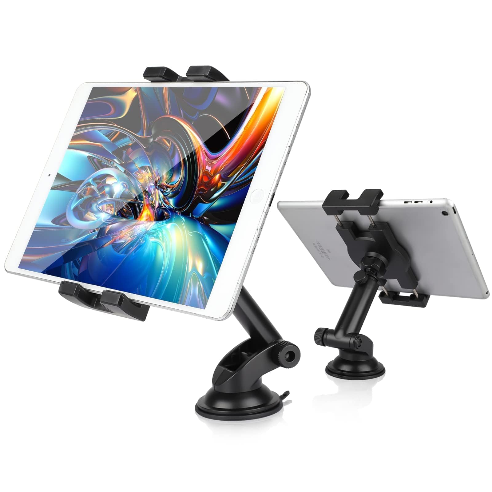 Linkstyle Car Phone Holder, Adjustable Suction Car Phone Mount 360° Rotation for Dashboard & Windscreen, for 5.5–11" Devices