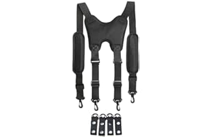 MELOTOUGH Police Suspender for duty belt Tactical suspenders For Battle Belt Come With 4 Pcs Duty Belt Keeper