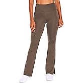 Marika Womens Kinsley High Rise Slit Bootcut Pant