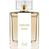 RAYAN Forever Musk Perfume for Women - Arabian Eau De Parfum 100 mL (3.34 Fl oz), Perfumes Para Mujer, Long Lasting Perfume with Vanilla, Amber, Orange Blossom, Bergamot & Plum - Ideal Gift for Her