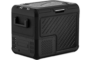SubSun Portable Freezer Refrigerator 63 Quart(60L), 12 Volt Refrigerator with Compressor, Electric Cooler Chest Refrigerator(-8℉ to 68℉), DC 12/24V, AC 110-240V(Home & Car Use)