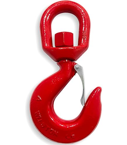 thumbnail image 2 of 5 Ton Swivel Lifting Hook With Safety Latch,Swivel Hooks Heavy 2 of 12