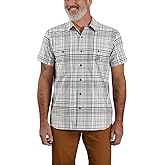 Carhartt Men's Rugged Flex Relaxed Fit Lightweight Short-Sleeve Button Down Shirt