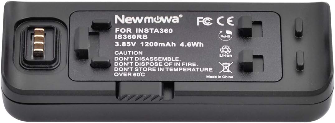 Newmowa Rechargeable Replacement Li-ion Battery for Insta 360 ONE R, Insta360 ONE RS, Red - Image 3