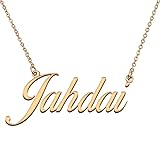 HUAN XUN Customized Custom Simple Any Name Necklace