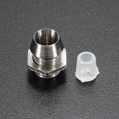 MJJEsports Lot 3MM Silver Chrome Metal Plastic LED Light Lamp Emitting Diode Bezel Holders