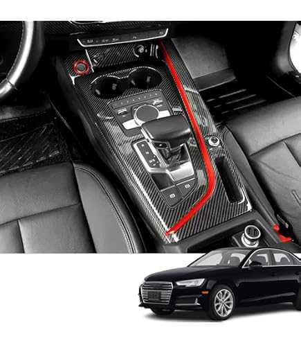 Car Interior Accessories Carbon Fiber Transmission Side Panel