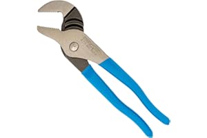 CHANNELLOCK 428 8-inch Straight Jaw Tongue & Groove Pliers, Made in USA, Forged High Carbon Steel