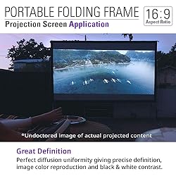 Akia Screens 145 inch Portable Outdoor Projector