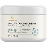 Swanson L-Glutathione Cream with Setria, 2 fl oz (59 ml) | A Skin Cream that Nourishes and Moisturizes, Formulated with Setria Glutathione and Paraben Free for Everyday Care