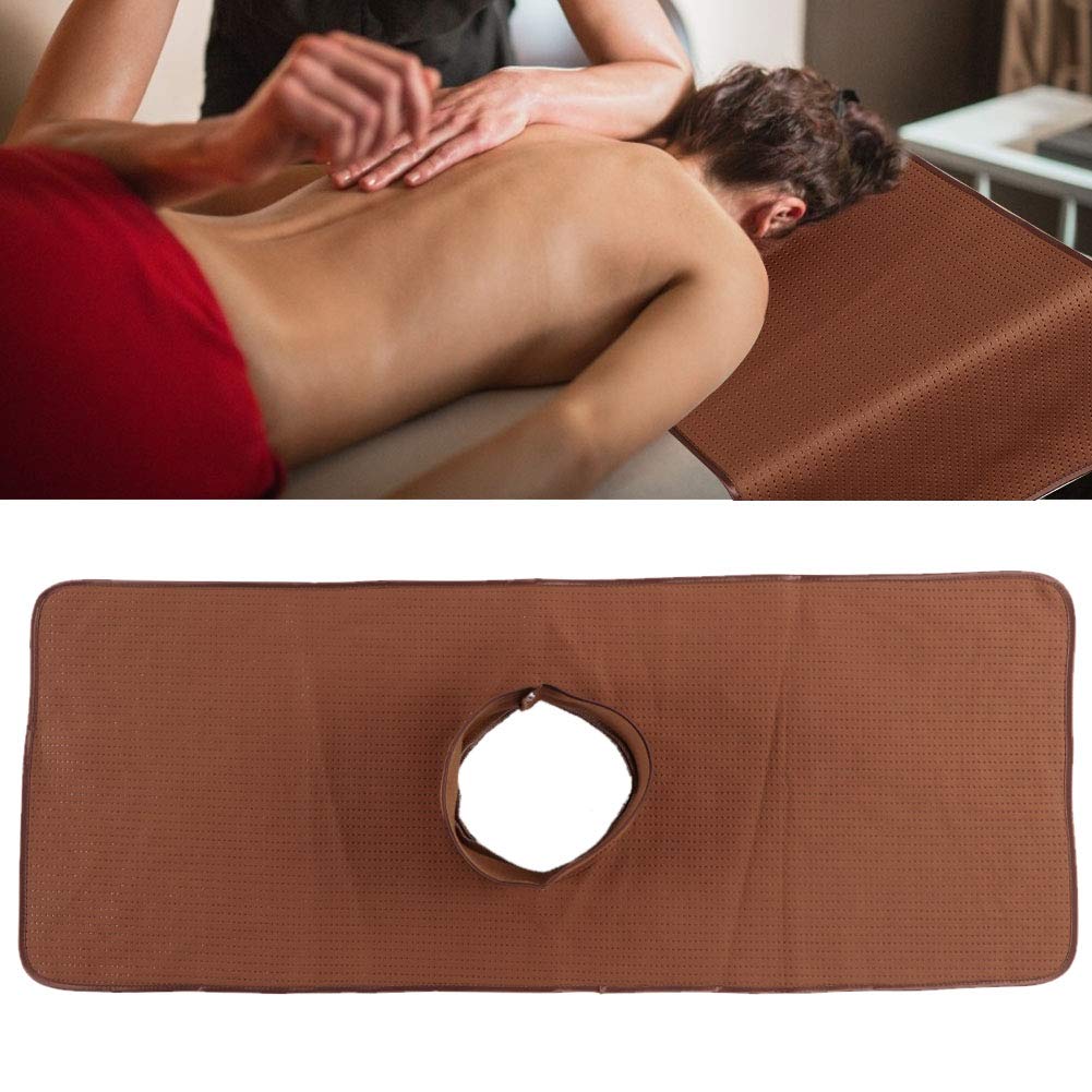 Spa Bed Sheet, Massage Pillow Cover, 35 x 90cm Reusable Spa Steam Massage Towel Washable Beauty Salon Bed Sheet Massage Table for Skin Care(#5)