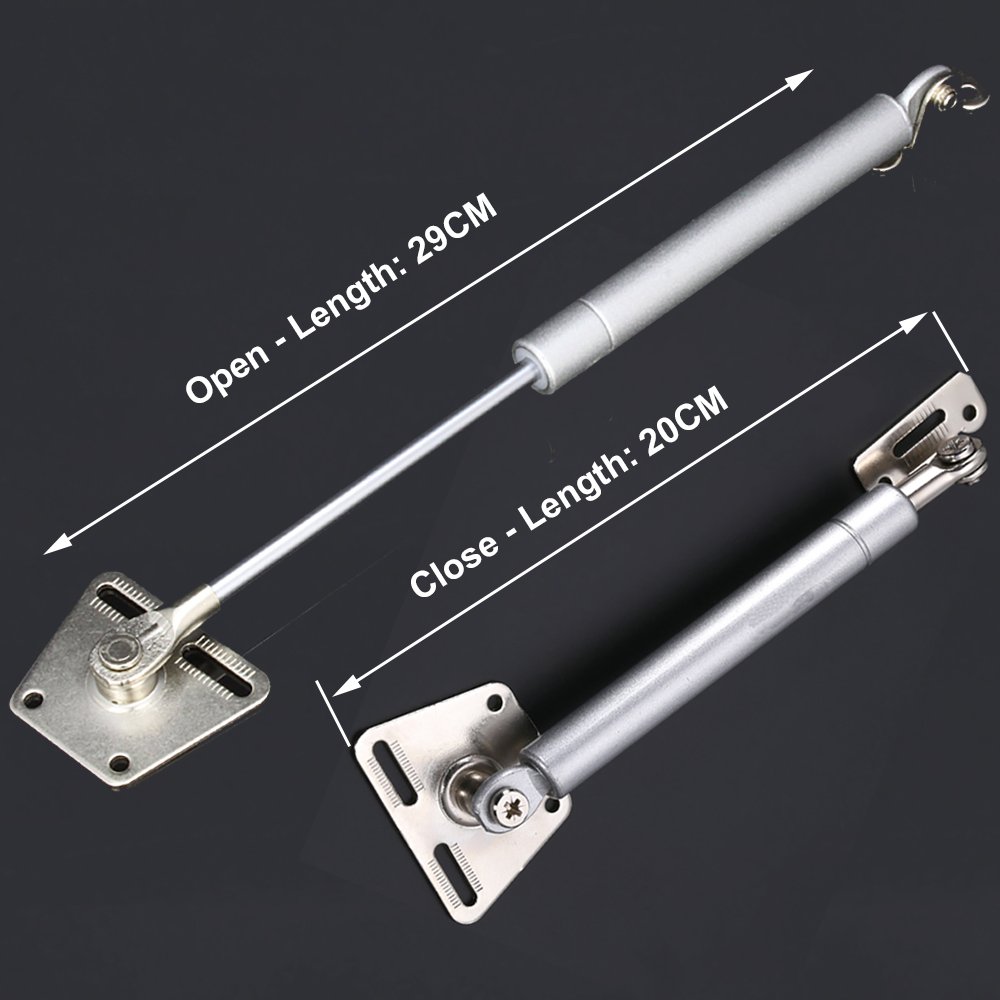 2 PCS Qrity Flap Stay Damper Gas Spring, 150N/33lb, Only Open Down The Door, Gas Springs Hinge
