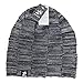 FORBUSITE Fleece Knit Beanie Hat for Men Winter B5816 Black