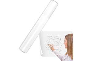 Whiteboard Sticker for the Wall - Removable, Dry Wipe Sheet, Self-Adhesive Writeable Film, Flexible, Smooth Surface, Versatil