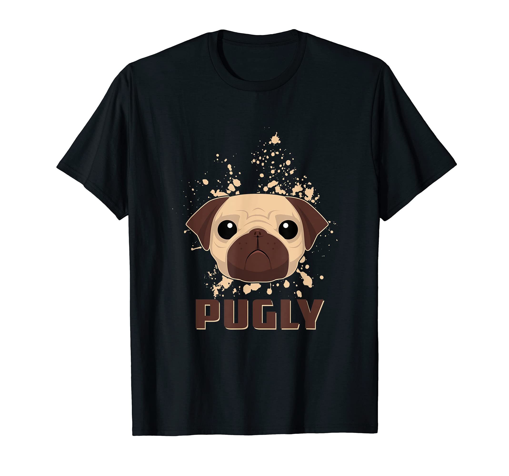 Pugly Pug Pet Animal Puppy Paws Dog Breed Pup Bone Dogs Paw T-Shirt