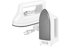 KPX Mini Crafts Iron Handy Heat Press Machine Kit Portable with PVC Doormat for Heat Transfer, Charging Base Accessories for DIY T-Shirt Shoe Bag Vinyl Projects