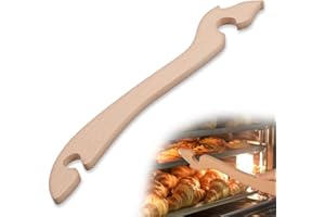 Ymapinc Oven Rack Puller Wood Oven Push Pull Stick Tool, Wooden Pull out Hot Racks Safely, Long Handle Toaster Accessories for Kitchen Toaster Ovens