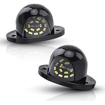 Feux De Plaque D'immatriculation LED Pour Dodge Ram 1500/2500/3500 1994-2002 - Lot De 2, Blanc 6000K, étanches