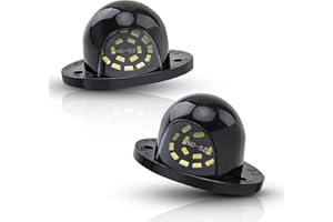 Asgohme LED License Plate Lights Bright White Tag Lamp Assembly Replacement Compatible with 1994 1995 1996 1997 1998 1999 2000 2001 Dodge RAM 1500 2500 3500 Pickup Truck, Pack of 2