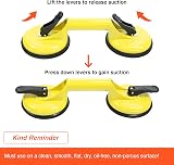 Genubi Industry Glass Suction Cup Lifter 220 lb Aluminum Heavy Duty view 4