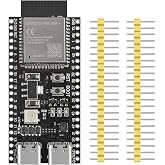 YEJMKJ ESP32 S3 Development Board N16R8 ESP WROOM 32-1 WiFi + Bluetooth | MCU Module Dual Type-C ESP32-S3 Cores Microcontroller Processor Integrates Complete Wi-Fi and BLE Functions Hat