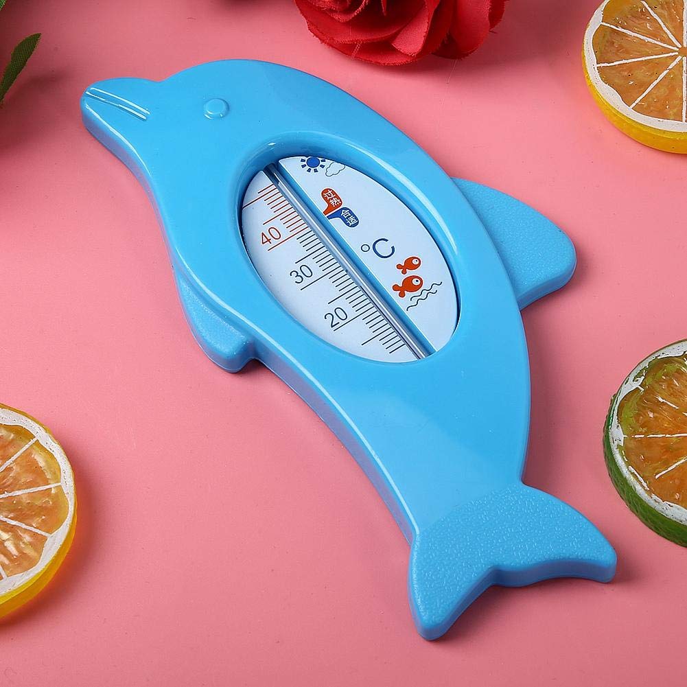 Bleu Thermometre De Bain Et De Chambre Jouet De Bain Thermometre Digital En Forme De Dauphin Mignon Jouet Flottant Thermometre De Securite Copain Nageur Cadeau Pour Nouveau Ne Thermometres De Bain Le Bain