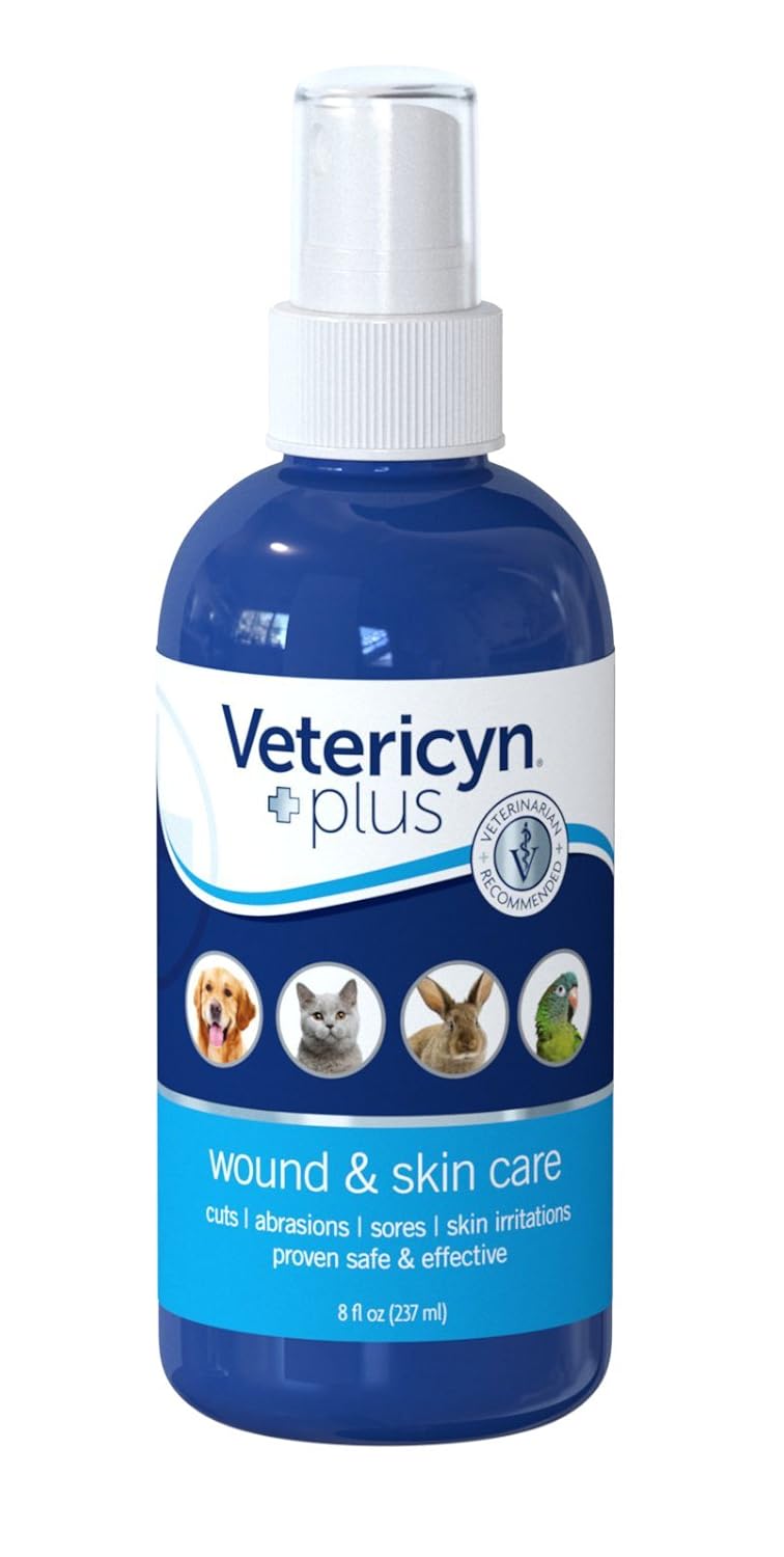 Vetericyn Plus Antimicrobial Hydrogel Cleaning Spray Pet Dog Wound Skin Care 8oz 885982373928 eBay
