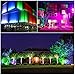 10W RGB LED Flood Lights, SHINE HAI IP66 Waterproof Outdoor Color Changing LED Security Light, 16 Colors 4 Modes with Remote Control, Wall Washer Lighting Stage Light with US 3-Plug, 2-Pack