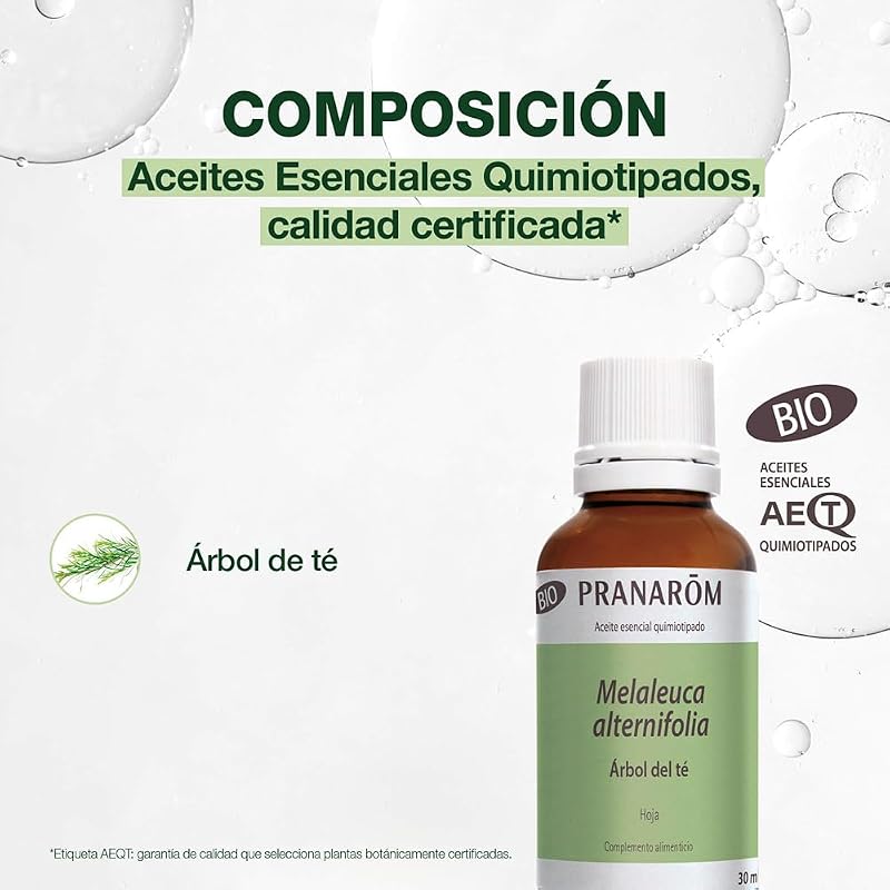 Aceite Esencial Árbol de Té BIO 30 ml – Defensas Naturales HECT