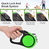 Taglory Retractable Dog Lead 5 m Green Anti-Tangle 20 kg Small Medium view 3