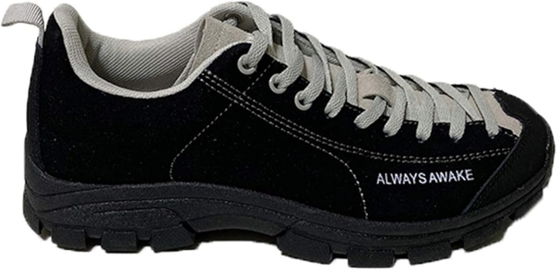 Men Chunky Shies NonSlip Vintage Round Toe LaceUp