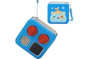 MGZNMTY Silicone Case Compatible with Yoto Mini Player - Kids Audio Music Player, Protective Sleeve Cover Compatible with Yoto Mini Player Jacket (Blue)