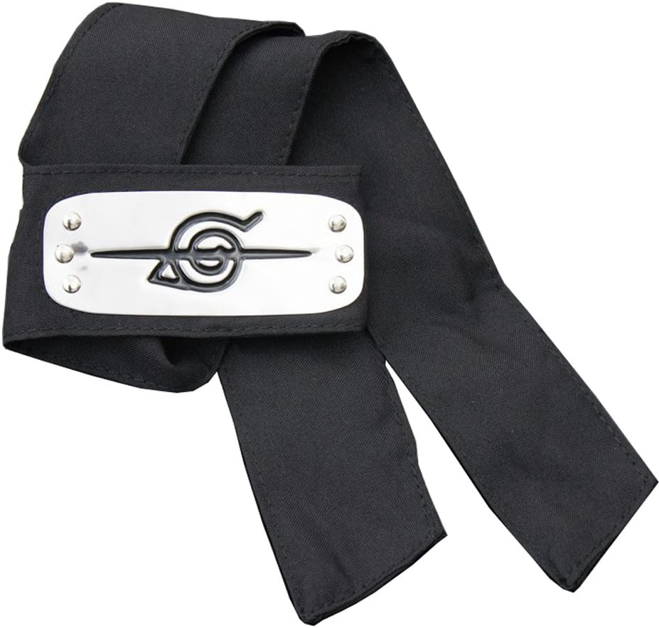 NARUTO - Konoha Missing Ninja Headband Anime Manga Cosplay includes Delivery, Black