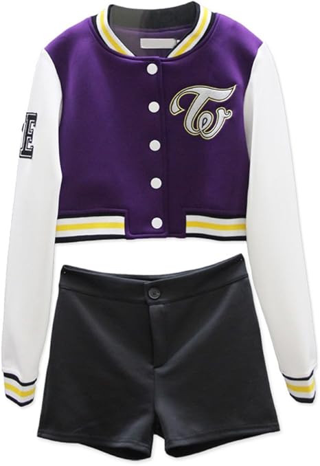 Amazon 韓国風 アイドルスタイル 応援団 チアガール 演出服 ダンス服 体操服 ジャズ ヒップホップ ストリートダンス服 ３点セット Sサイズ アイドル 芸能人グッズ 通販