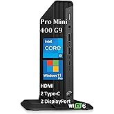 HP 2026 Mini Desktop PC Computer, Intel i5-12500T (16GB RAM, 256GB SSD) | Ultra-Compact Silent, Lifetime Office 365, 3X 4K Display Support, Keyboard &amp; Mouse &amp; Stand, Windows 11 Pro for Office Work