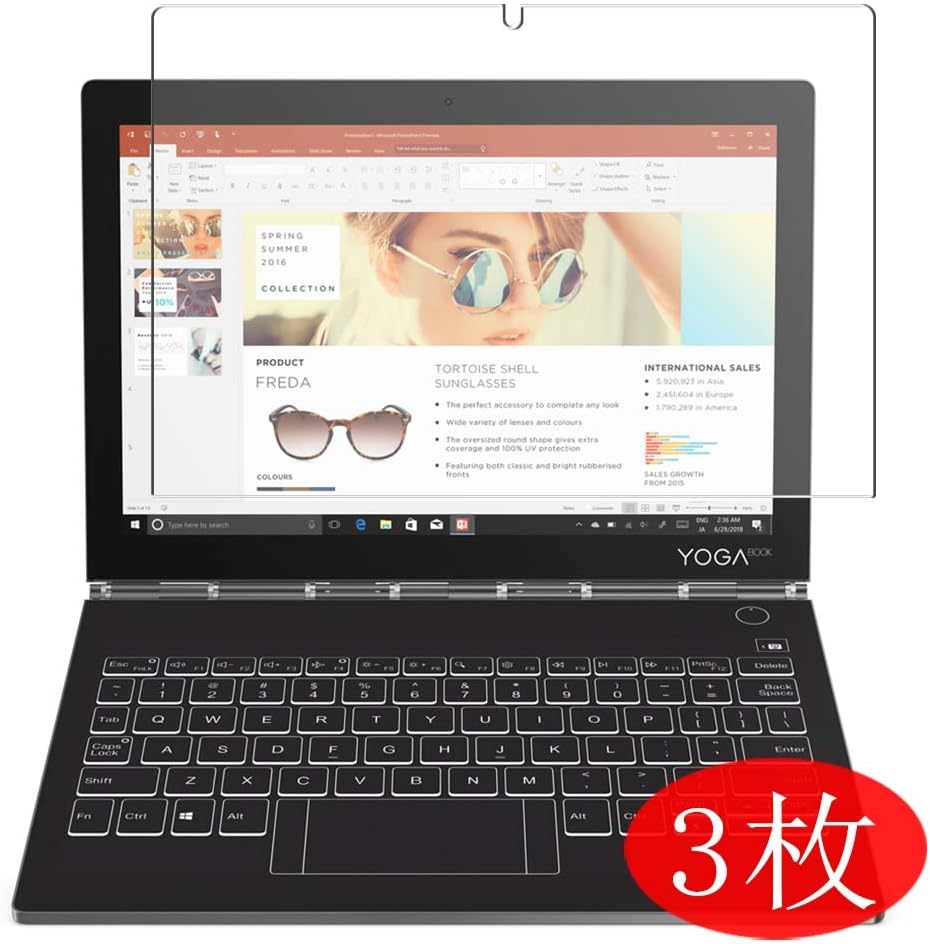 ?3 Pack? Synvy Screen Protector for Lenovo Yoga Book C930 ZA3S0139JP 10.8" TPU Flexible HD Film Protective Protectors [Not Tempered Glass] New Version