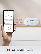 X-Sense XC04-WX Wi-Fi Smart Carbon Monoxide Detector 10-Year Sensor Replaceable view 6