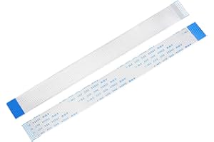 uxcell Flexible Flat Cable,150mm 1mm Pitch 14 Pins FPC FFC Flexible Ribbon Cable for LCD TV DVD Player 5Pcs (B Type)