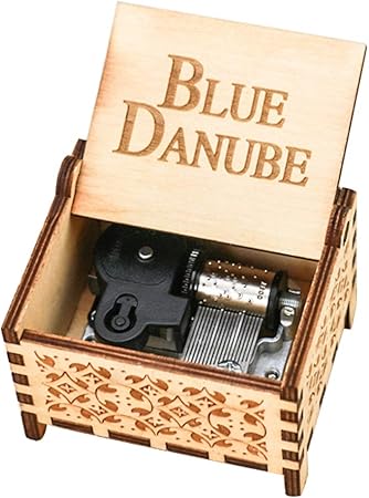 YouTang caja musical de madera grabada con cuerda: Amazon.es: Hogar