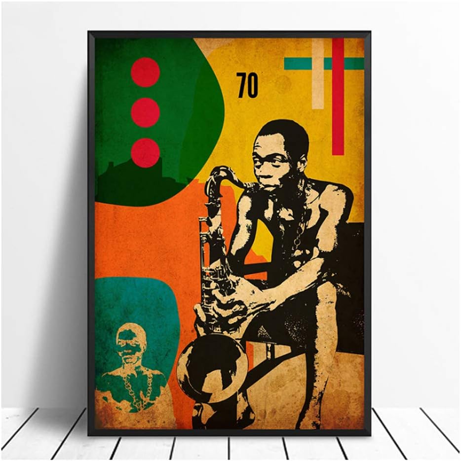 Amazon.com: QIANLIYAN Fela Kuti Afrobeat Music Poster Hip Hop Rap Music