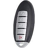 MechanMagic Remote Key Fob Replacement Fits for Nissan Altima Maxima 2016-2018 Push Start Button Keyless Entry Remote Control KR5S180144014 S180144310 5 Buttons