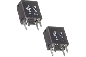 GROBARPART 2 pcs 4 pin 13500114 8385 Multi Purpose Relay Compatible with GM LS LT LX SL GT GS Base Formula More Compatible with CHEVY ASTRO AVALANCHE EXPRESS SILVERADO SUBURBAN 1500 2500 3500 BLAZER C1500 IMPALA