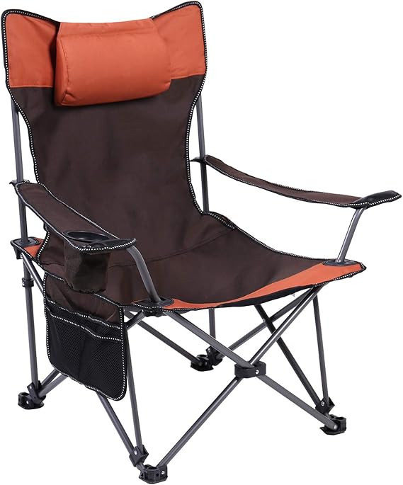 Extra Large Portable Reclining Chair for Camping and