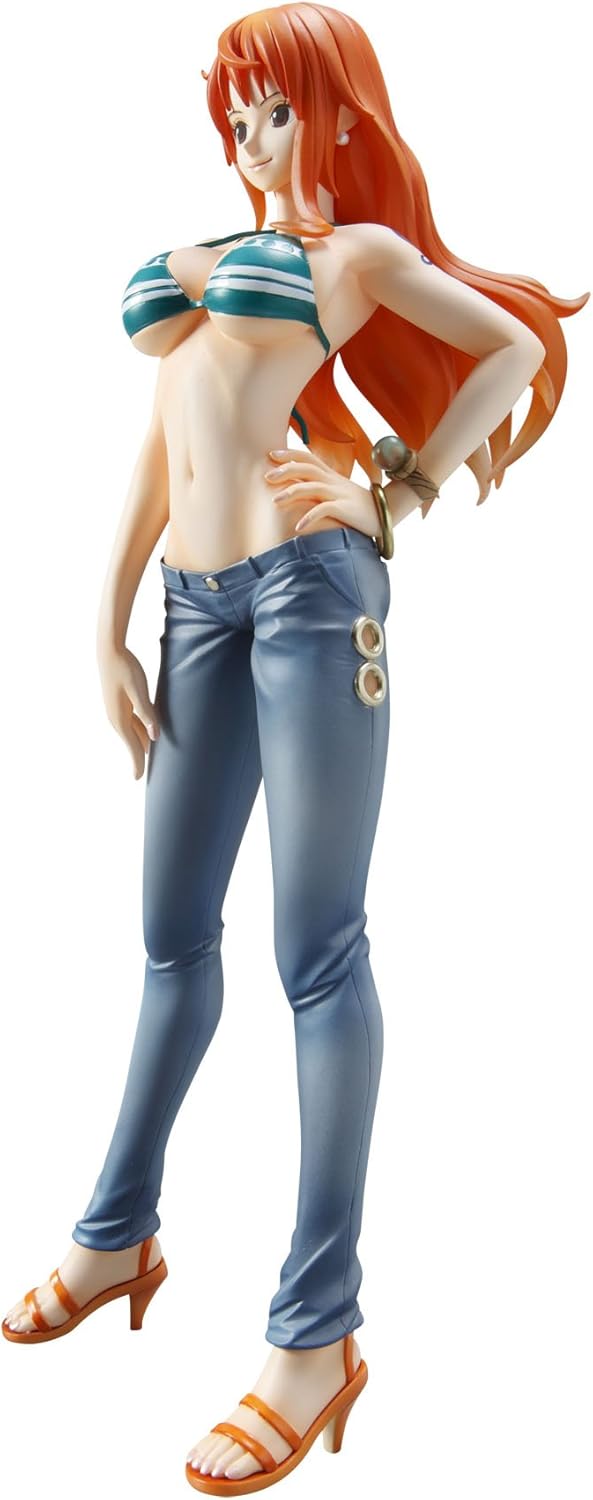 Pop Anime One Piece Sailing Again Nami Swimsuit Ver 28cm Pvc Figure New Japanese Anime Newsbreathe One Piece