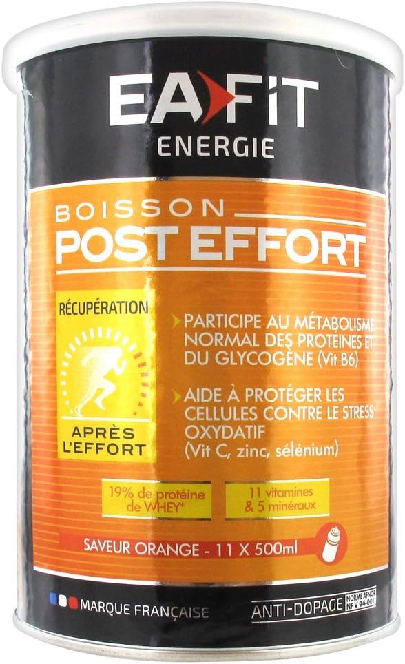 Eafit Energy Post-Effort Drink Flavor Orange 500g
