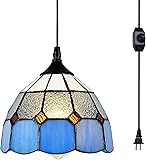 Stepeak Tiffany Style Plug in Pendant Light Mini